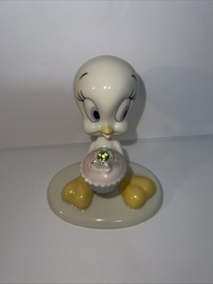 Lenox Tweety Birthday Porcelain Figurine A Present From Tweety Warner Bros.