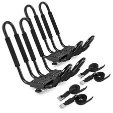 Open Box - 2 Pair Kayak Rack J-bar Carrier Canoe Surf Car Roof Top Mount Open Box - 2 Pair Kayak Rack J-bar Carrier Canoe Surf Car Roof Top Mount