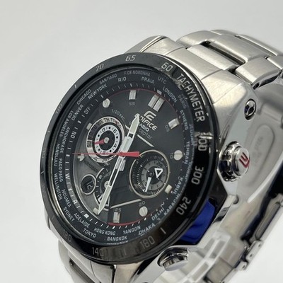 Casio Edifice EQW M1000D World Time Solar Atomic Watch Mens wrist 16cm