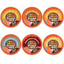 Flavored Coffee Pods Variety Pack - Coffee Flavors for the Keurig K Cups Mach...