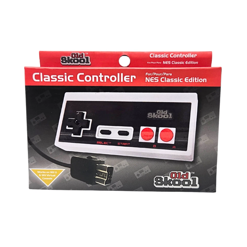 OLD SKOOL CLASSIC CONTROLLER FOR NES CLASSIC EDITION MINI SYSTEM - Image 2 of 4