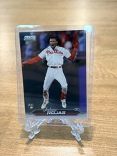 2024 Topps Stadium Club Johan Rojas Chrome Parallel Rookie Card #256. rookie card picture