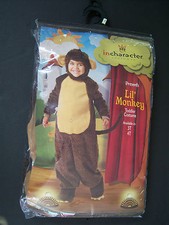 New Lil' Monkey 3T Plush Toddler Halloween Costume for 2T-3T