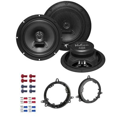 Hifonics Vulcan Auto Lautsprecher 16,5cm 2-Wege Koax für Toyota Yaris 2007-2012
