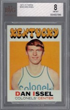 1971 Topps ABA #200 DAN ISSEL (RC) (HOF) BVG 8 NM/MT  Kentucky COLONELS