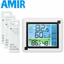 Thermometer Indoor Outdoor Digital LCD Hygrometer Temperature Humidity Meter NEW