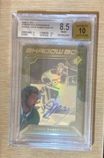 2020-21 UD SPx Shadow Box /175 Jason Robertson Rookie Auto #SBA-JR Bgs 8.5/10