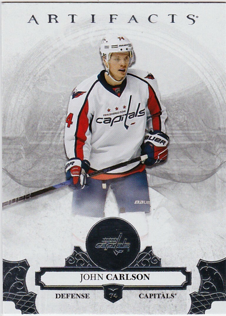 17-18 2017-18 UD Artifacts John Carlson #23-Capitals