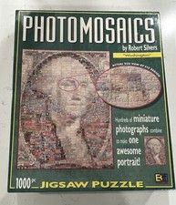 Photomosaics George Washington 1000 Piece Jigsaw Puzzle Factory Sealed MINT