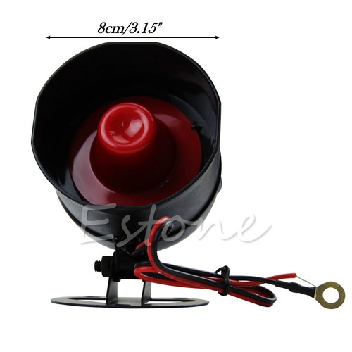 1-Way Car Vehicle Protection Alarm Security System Keyless Entry Siren +2 Remote - Picture 6 of 8