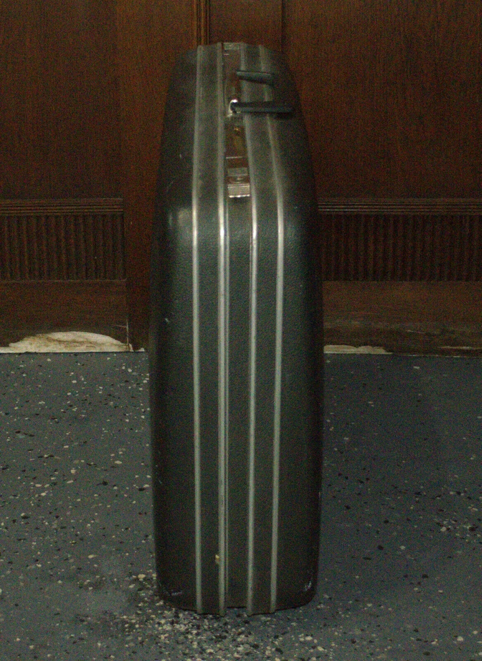 Maleta rígida Samsonite Mid-Century vintage equipaje gris carbón A-1 Foto 2 de 4