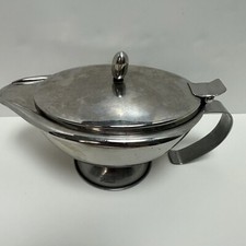 Oggie Stainless Steel 12 Oz. Gravy Server Double Wall Dinner Ware