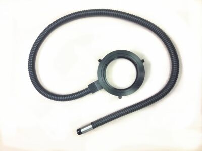 Microscope Fiber Optic Ring Illuminator,  48'', 5/8'' Fiber, 9mm ID Free Shipment