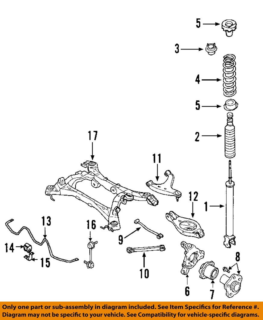 2003-2009 Nissan 350z Rear Radius Trailing Arm OEM 55336 for sale 