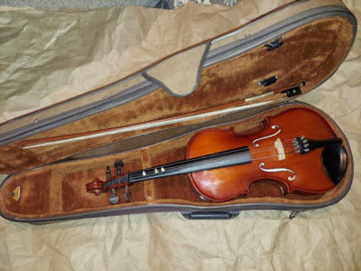 Kyoto Suzuki #111 size 4/4 violin, Korea 1992, Case & Bow, Very