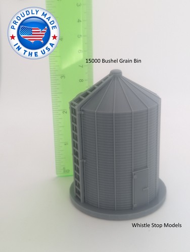 HO Scale 15000 bushel grain bin HO8003 - Picture 2 of 4