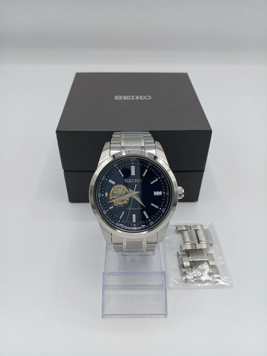 Seiko 24 Jewels 4R38 02A0 Automatic Stainless Men s Watch Made in Japan Preowned
