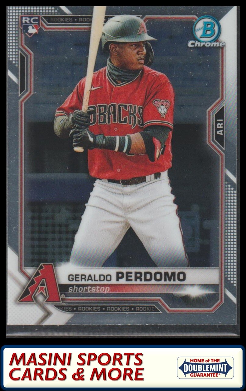 2021 Bowman Chrome #98 Geraldo Perdomo RC