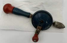 Vintage Stanley Hand Crank Drill Egg Beater Made In U.S.A.