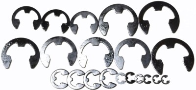 Big A Service Line 12-4124 20- Teile E-Clip Stahl