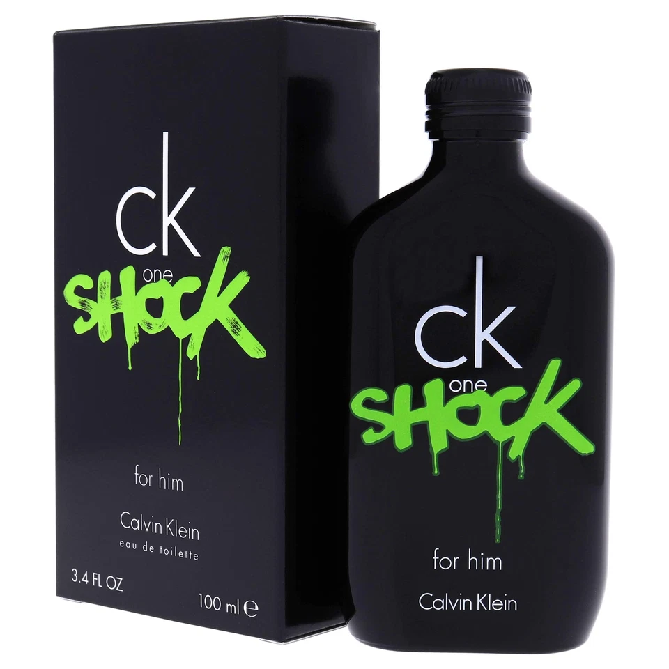 Calvin Klein One Shock Eau De Toilette Spray para Hombre, 3.4 Onzas Foto 4 de 4