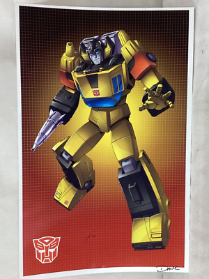 G1 Transformers Autobot Sunstreaker Poster 11x17 Picture Grid Box Art FREESHIP
