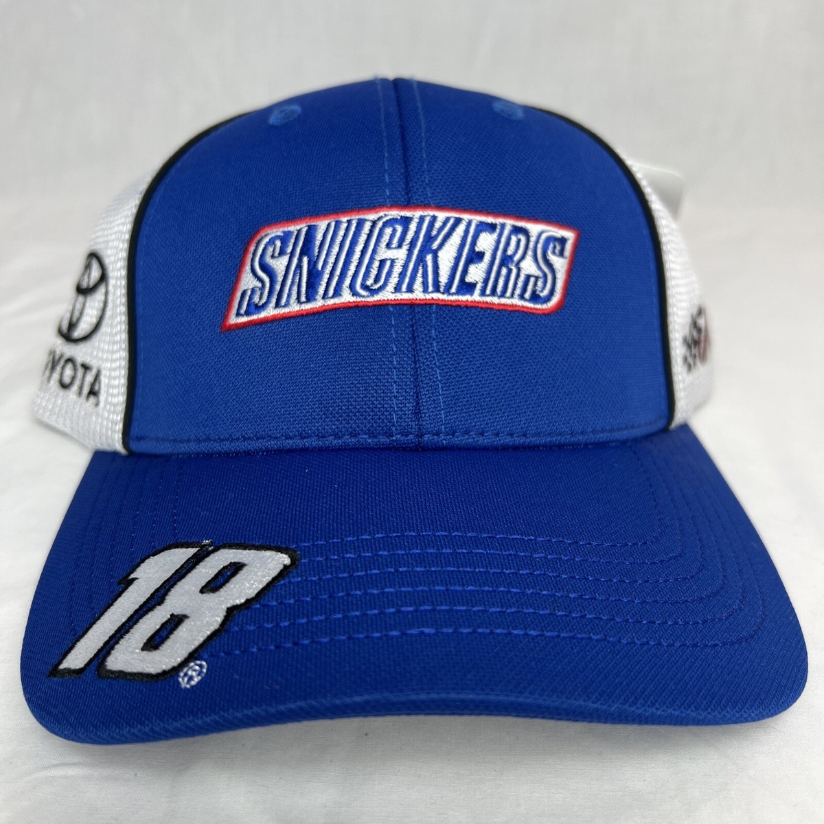 NASCAR Joe Gibbs Racing Kyle Busch Cap #18 SNICKERS Mesh Back