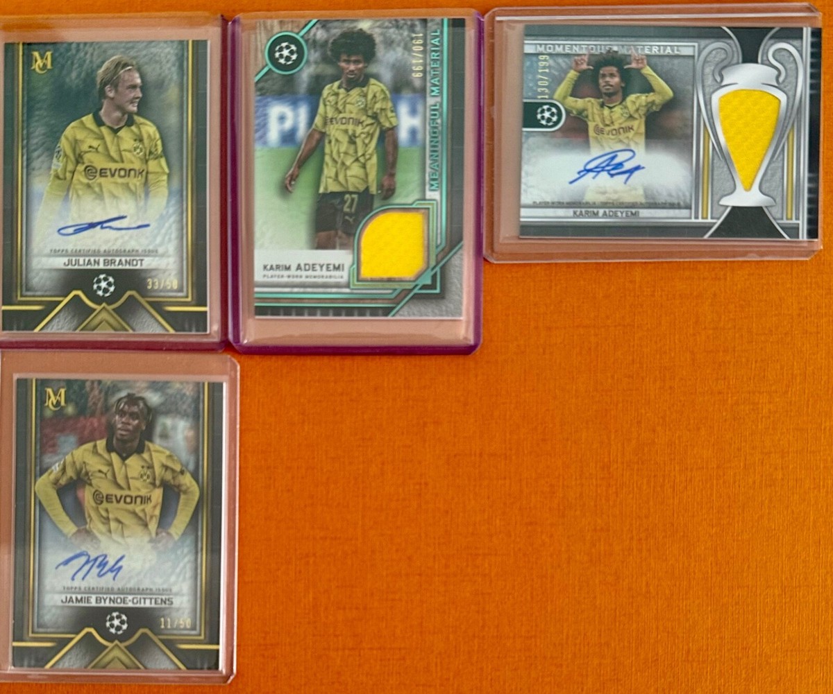 2023-24 Topps Museum Collection UEFA Champions League Lot Borussia 