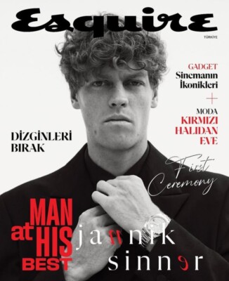 esquire Turkey Winter 2024 Jannik Sinner / Fast Shipping Worldwide