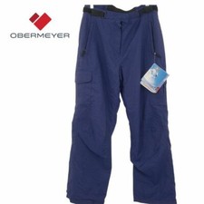 OBERMEYER Vintage Royal Blue Utility Ski Snowboard Cargo Snow Pants 12 NWT