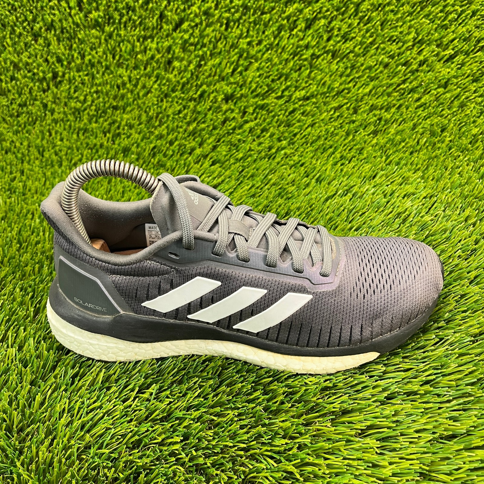 SAOLA Scarpe da corsa sportive Adidas Solar Drive 19 da donna taglia 5 grigie bianche sneakers