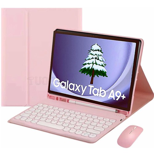 Keyboard Case Mouse For Samsung Galaxy Tab S9 FE 10.9"/S9 S8 S7 A9+ A8 S6 Lite - Picture 4 of 46