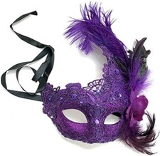 Brocade Lace Masquerade Ball Mask Burlesque Mardi Gras Birthday Wedding Party