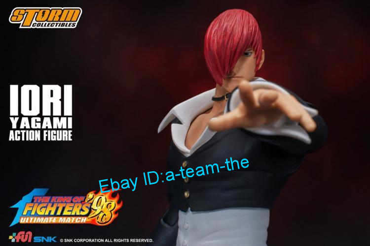 New Storm Toys SKKF-004 KOF 98 Iori Yagami Black Ver. 1/12 Scale