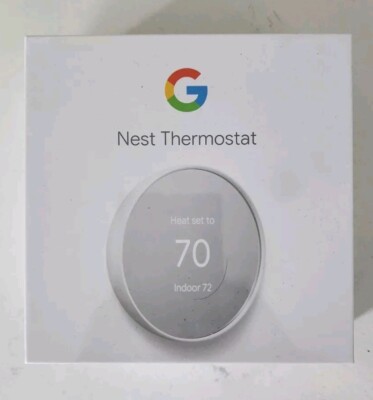 Google Nest Thermostat GA01334-US - Snow
