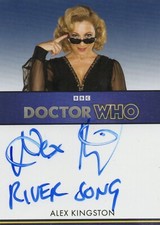 Doctor Who Series 5-7: Alex Kingston 'River Song' Inscription Autograph Card