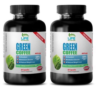 Green Coffee Ectract - Green Coffee Extract GCA 800mg - Fat Burner For Men 2B