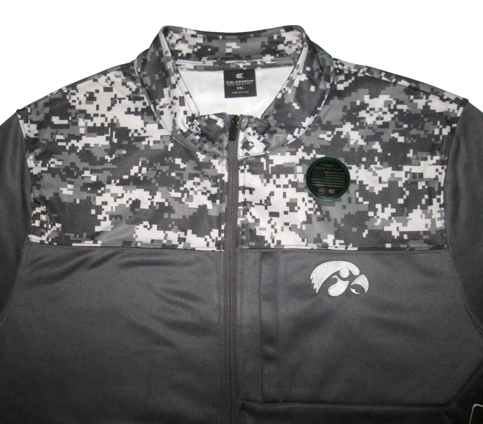 Iowa Hawkeyes Camo OHT Operation Hat Trick Jacket Men's XXL NWT eBay