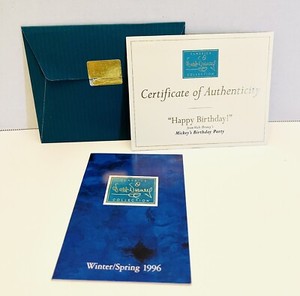 WDCC Disney HAPPY BIRTHDAY! Mickey’s Birthday Party COA ONLY *Read*