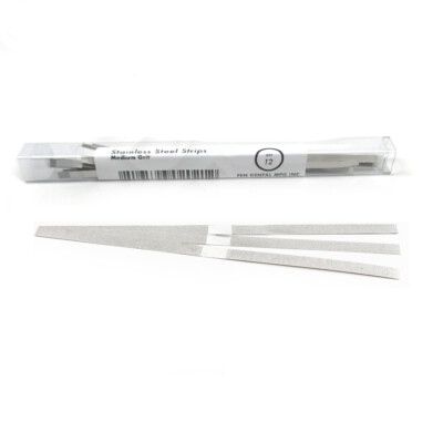  Stainless Steel Metal Dental Polishing Strips - Multiple Sizes & Quantities