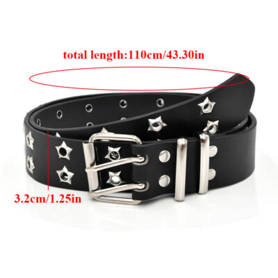 Gothic Waist Belt Chain Buckle Rivet Eyelet Stud Punk Gothic Waist Belt Chain Buckle Rivet Eyelet Stud Punk