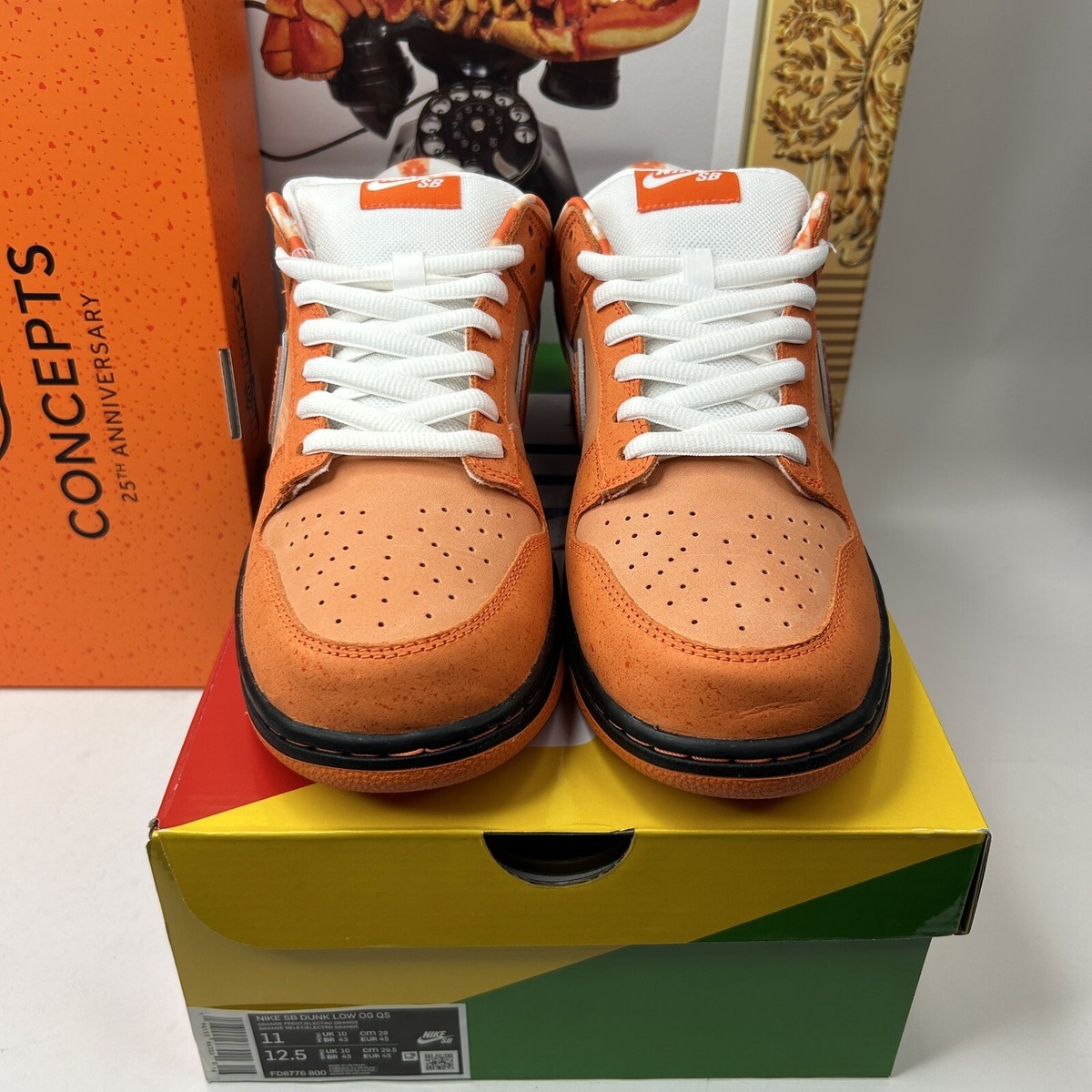 Nike Dunk Low SB OG QS x Concepts “Orange Lobster” Special