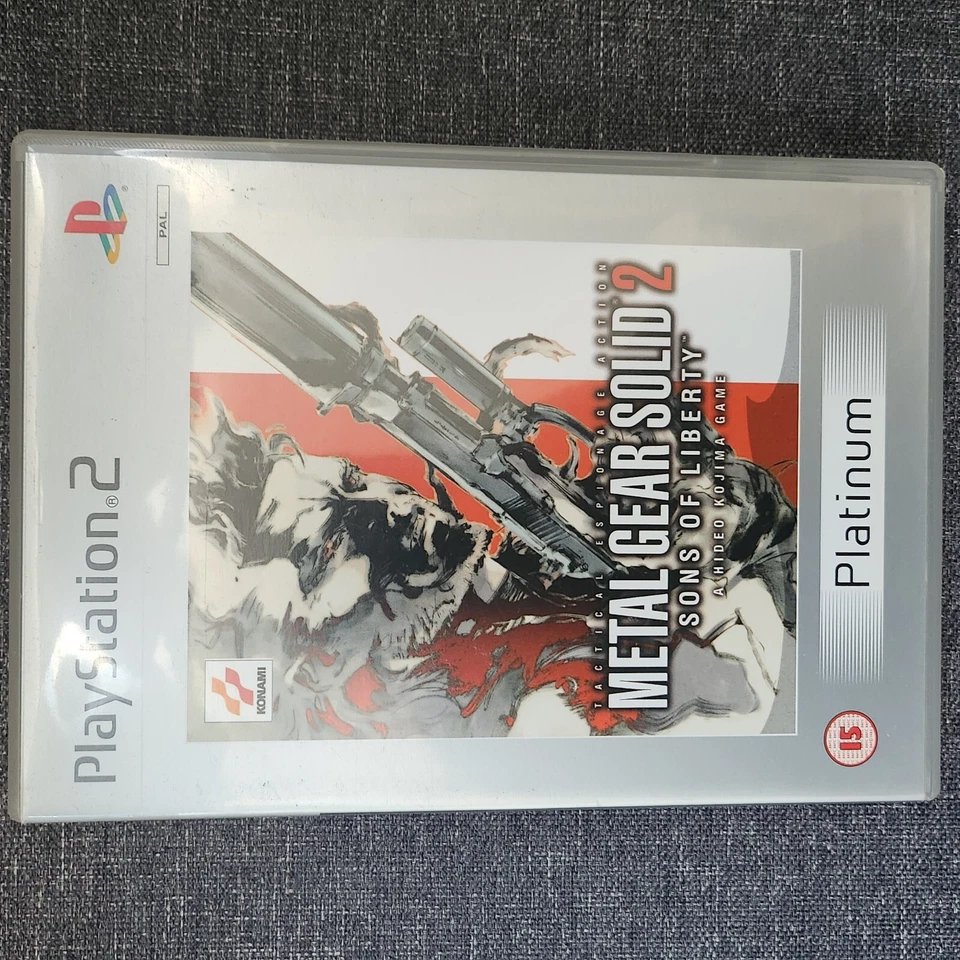 Metal Gear Solid 2 Sons of Liberty Platinum PlayStation 2 UK Release - Image 3 of 3