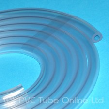 8mm Thick Wall 14mm OD PVC Flexible Food Grade Tube Clear Plastic Hose Pipe