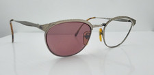 Vintage Guess Eyewear GU833 La Jolla Gray Oval Metal Sunglasses FRAMES ONLY