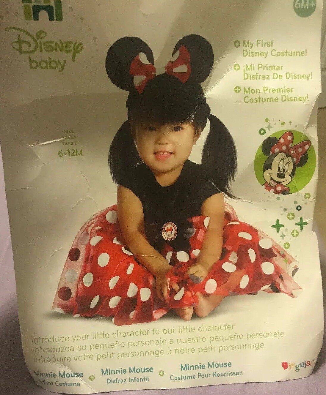 Disney Baby Minnie Mouse Halloween Costume & Headband… Gem
