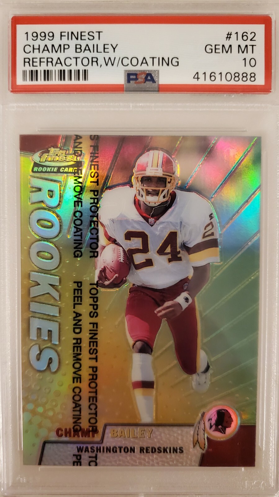 Champ Bailey Finest #162 Refractor w/Coating