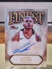 2025 Topps Finest Basketball Jabari Walker Auto Finest Autographs
