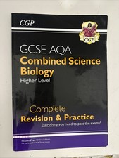 CGP GCSE Combined Science: Biology AQA Higher Complete Revision & Practice Book