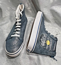 Fab VANS x Harry Potter Castillo de Hogwarts Zapatillas Metálicas Cremallera Alta/Encaje UK2.5 EU34